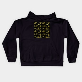 Pirate Skeletons and Dinosaurs Kids Hoodie